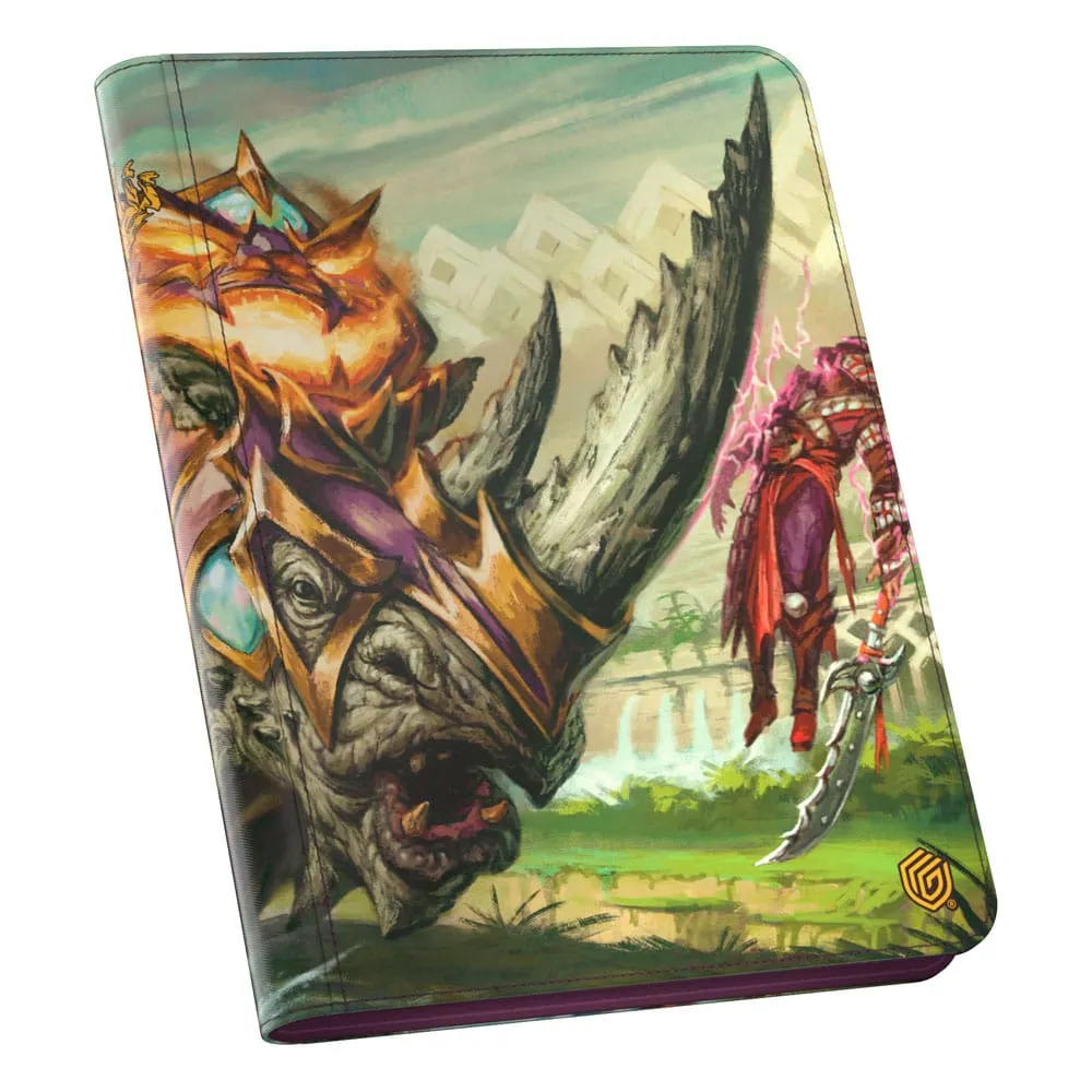 Ultimate Guard Zipfolio 18-Pocket Xenoskin (360 double-sleeved cards) Magic: The Gathering "Tarkir: Dragonstorm" - Skirmish Rhino